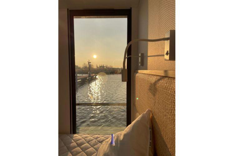 Hausboot Fjord Haven Mit Biosauna In Barth Zewnętrze zdjęcie